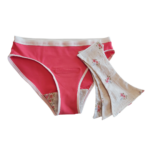 Kombi in PINK mit 4 SEHR LEICHTEN Einlagen nach Wahl - ideal bei mehr Zervixschleim