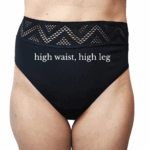 Spitzen-Slip oder Spitzen-Highwaist-Periodenunterwäsche