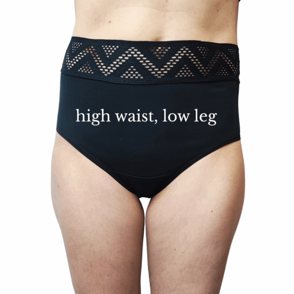 Spitzen-Slip oder Spitzen-Highwaist-Periodenunterwäsche – Bild 5