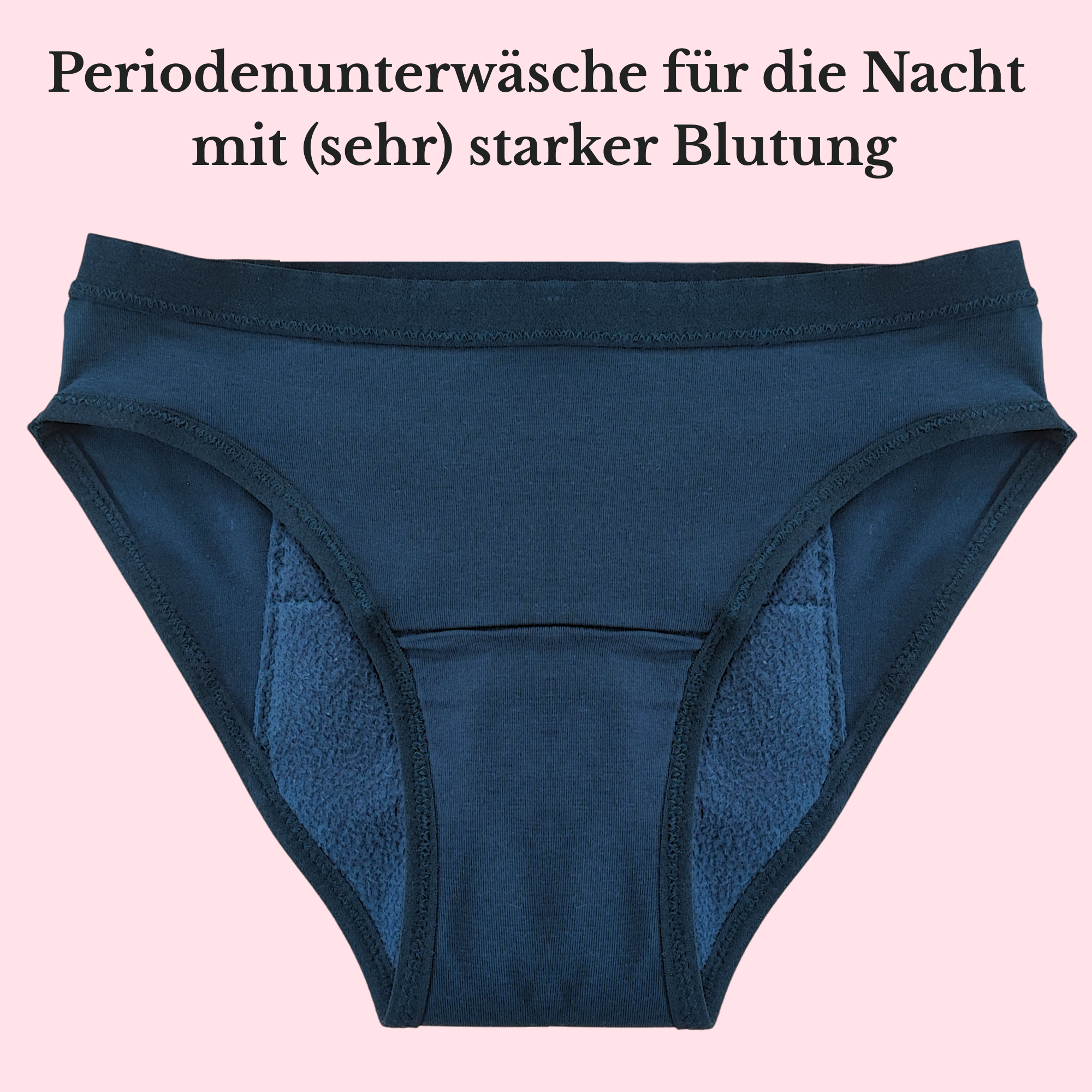 Periodenslip für die Nacht mit sehr starker Blutung - von vorne