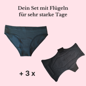 Dein Set mit Flügeln für sehr starke Tage