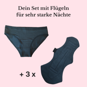 Set mit Flügeln für sehr starke Nächte